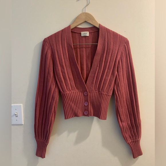 Wilfred Plunge Front Cardigan - Picture 2 of 5